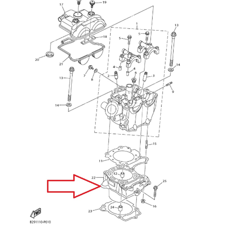 سرندل دباب ياماها YZ250F وكاله
