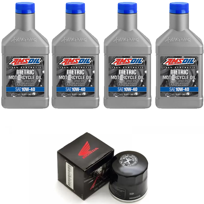 طقم زيت AMsoil وسيفون هوندا وكاله 