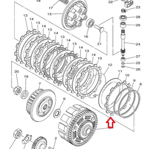 حديد كلتش رابتر وكالة Plate, Friction 2 INCL. IN CLUTCH PLATE KIT