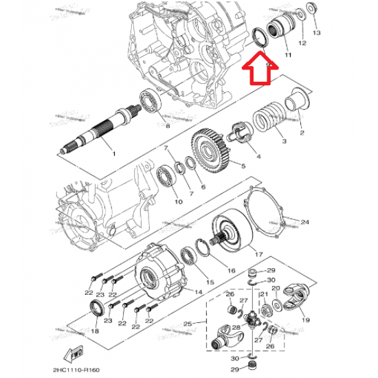 صوفة قير بقي  YXZ1000R وكالة
