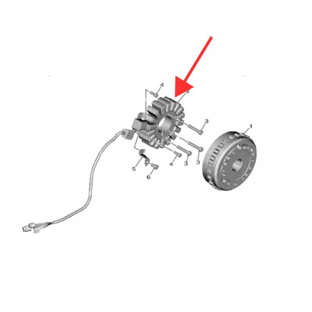 كويل مقنيت بقي YXF850E وكالة