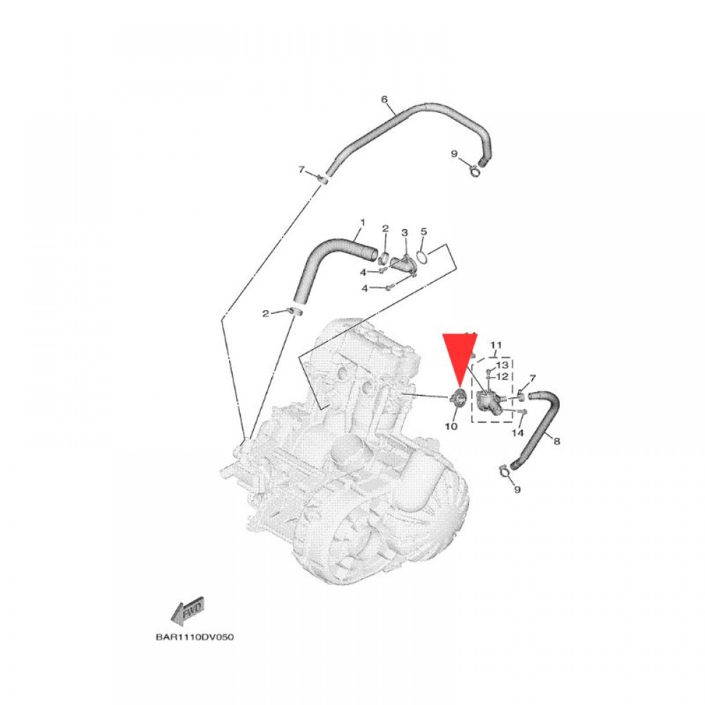 حساس حساس حرارة بقي YXF850E وكالة