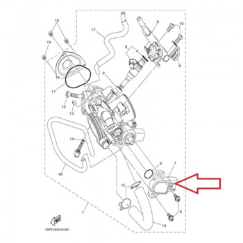 حساس بنزين YFZ450 وكاله