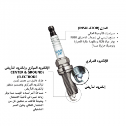 طقم بواجي ليزر إيريديوم من NGK