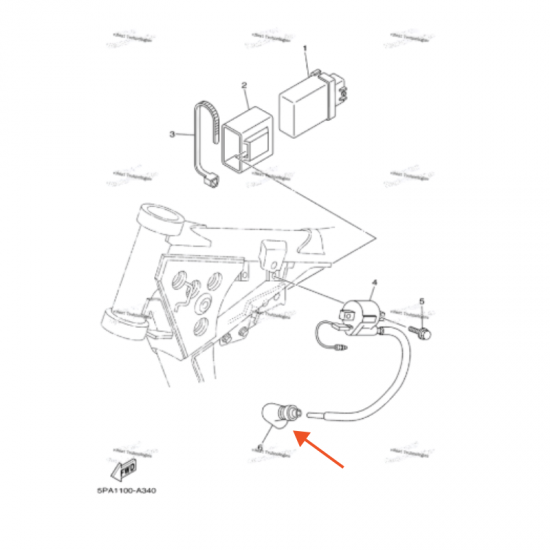 غطاء كويل بوجي YZ85 وكالة