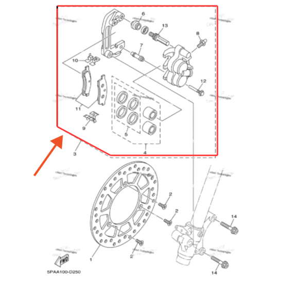 كليبر كامل YZ85 وكالة