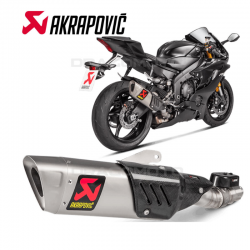 قزوز Akrapovic Slip-On Titanium Yamaha YZF-R6 (17-24)
