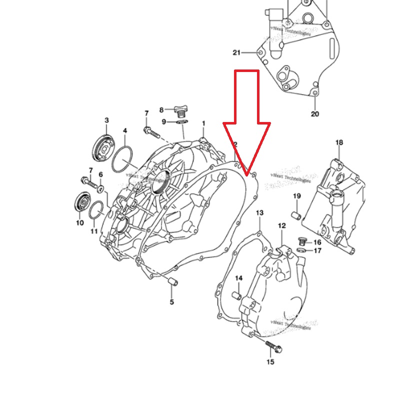 وجه كلتش سوزوكي مقاس 1000 GSXR