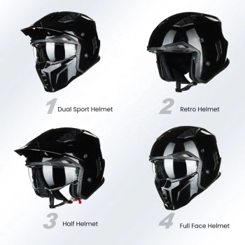 خوذة ILM Gloss Black