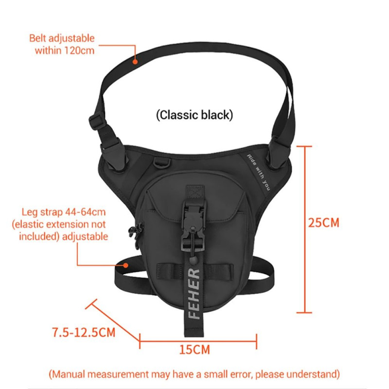  حقيبة خصر/فخذ للدراجات النارية (FEHER Leg & Waist Bag)