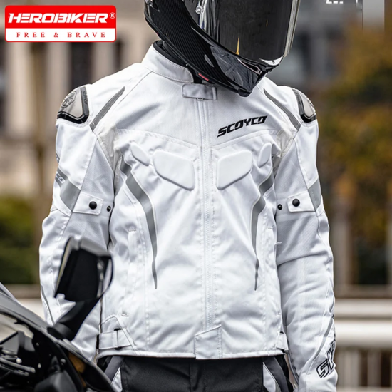 ‫جاكيت SCOYCO WHITE