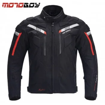 جاكيت MOTOBOY اسود احمر