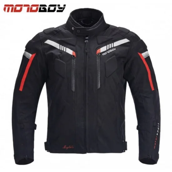 جاكيت MOTOBOY اسود احمر