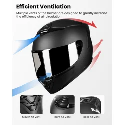 خوذه كامله MF566 ماركة ILM