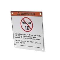 طقم تحذيرات ياماها المنيوم 