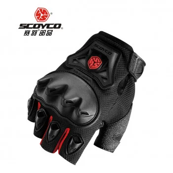 قفاز نص احمر SCOYCO MC29D
