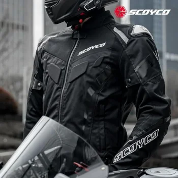 جاكيت اسود SCOYCO